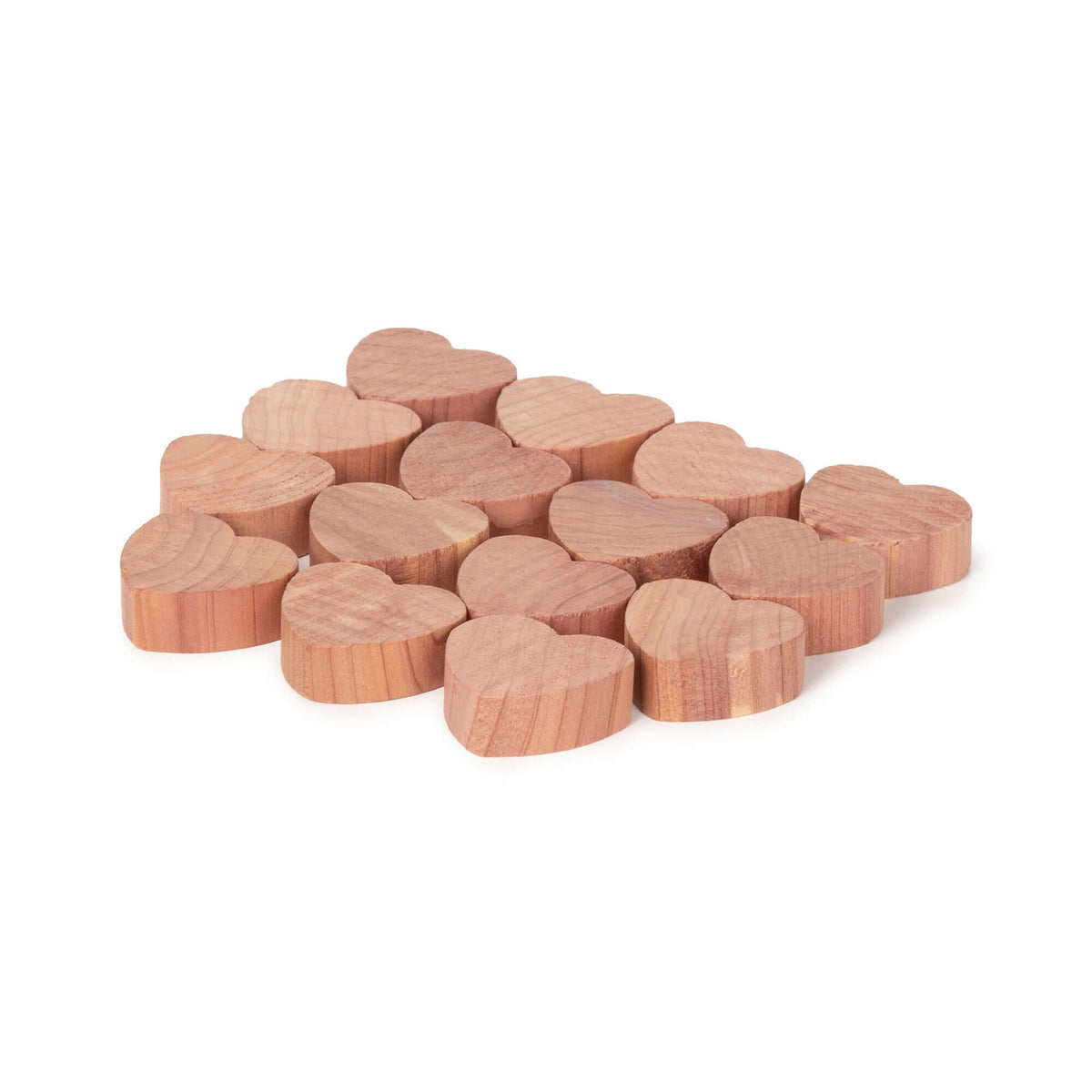 Set di 15 cuori antitarme in cedro naturale Oregon