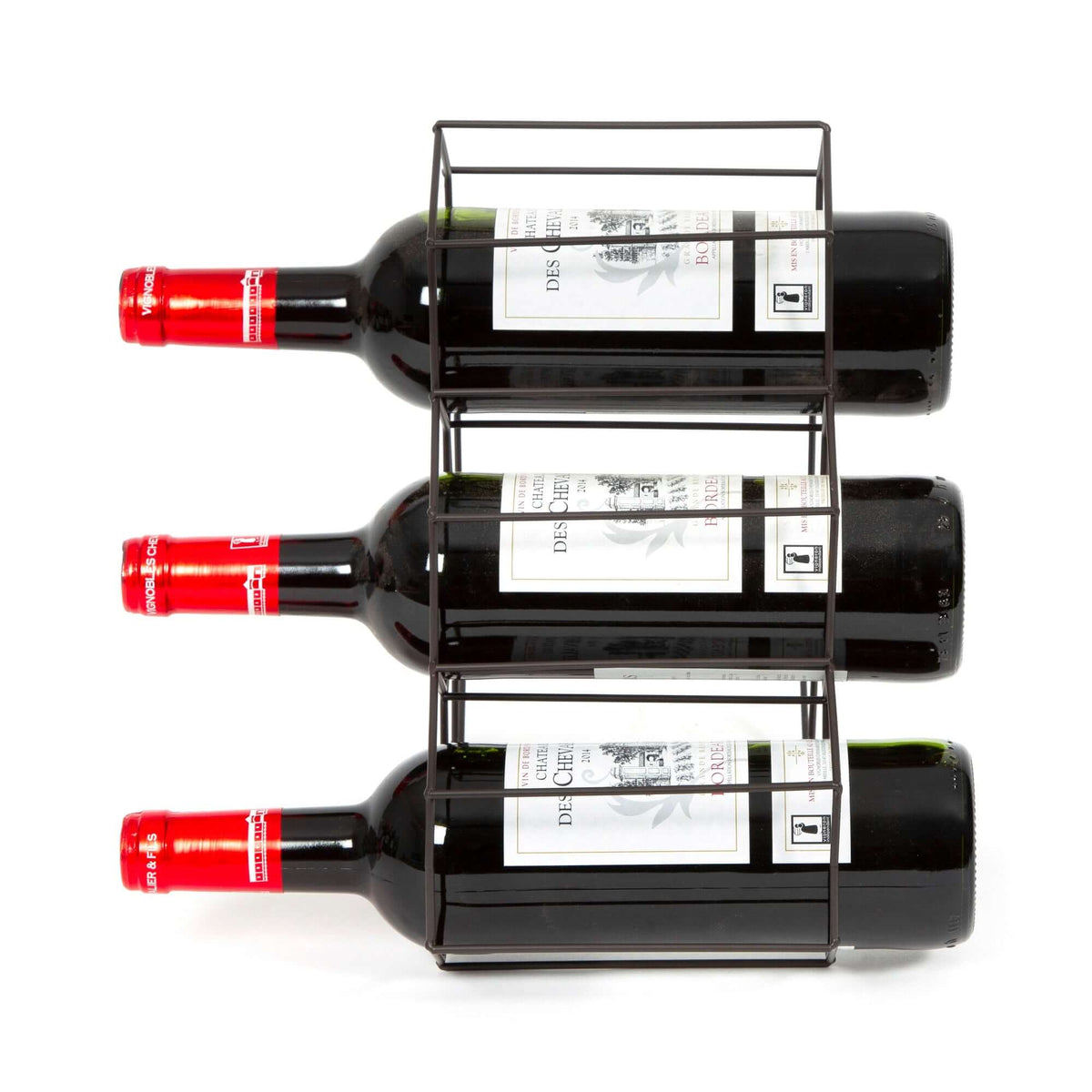 Range bouteilles en métal Hexa