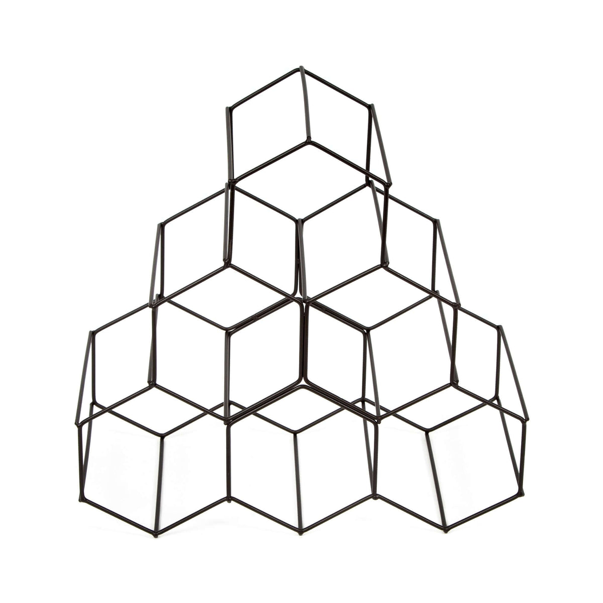 Range bouteilles en métal Hexa