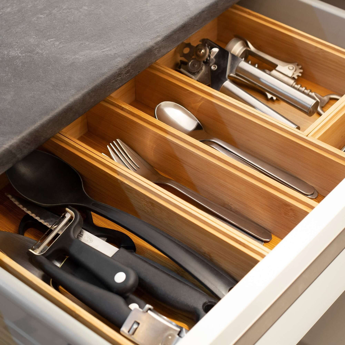 Osaka L bamboo storage box
