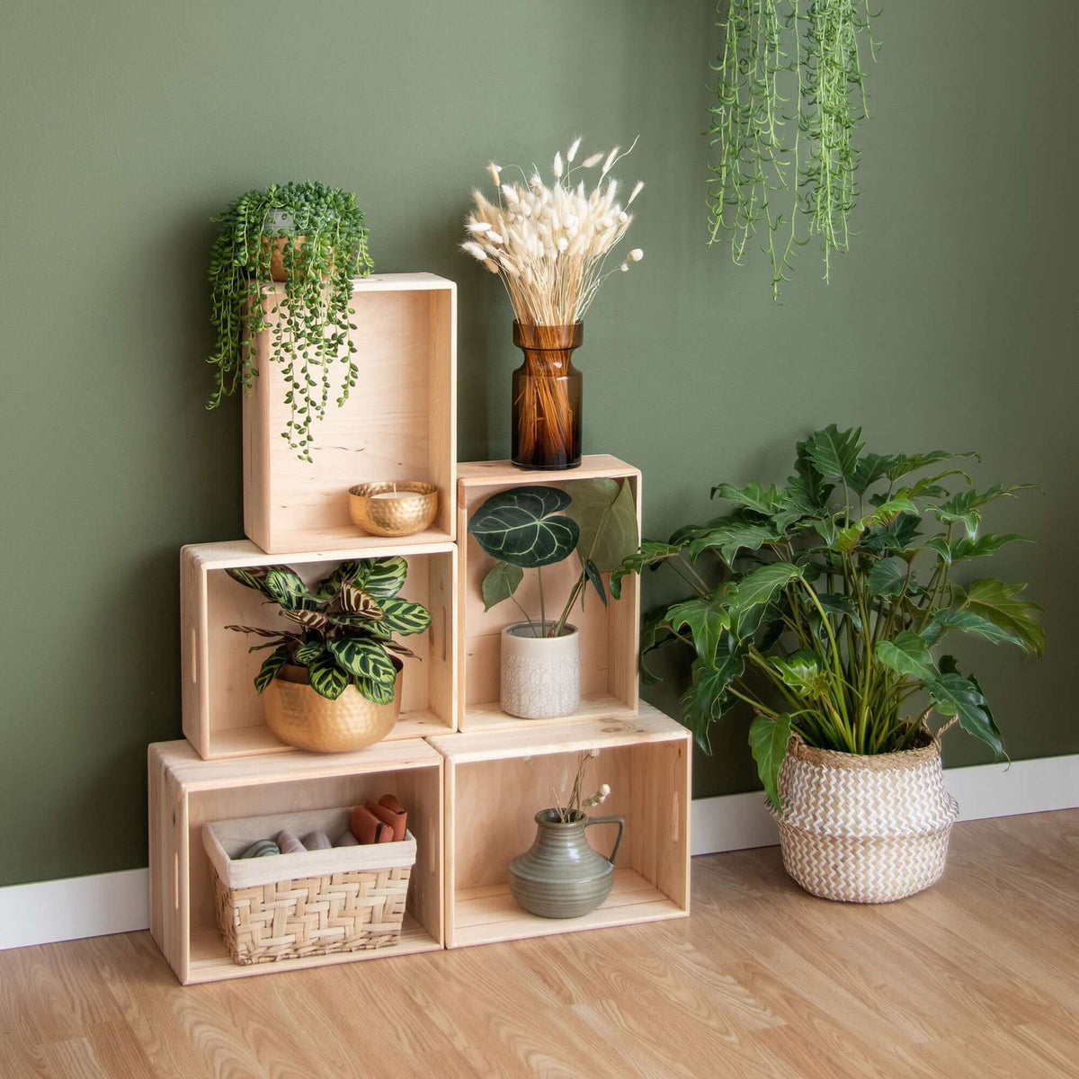 Panier de rangement naturel taille S