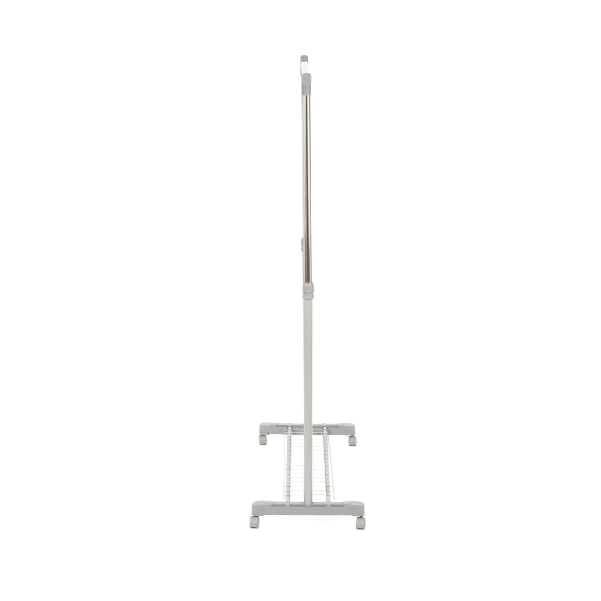Perchero enrollable de metal gris Loft