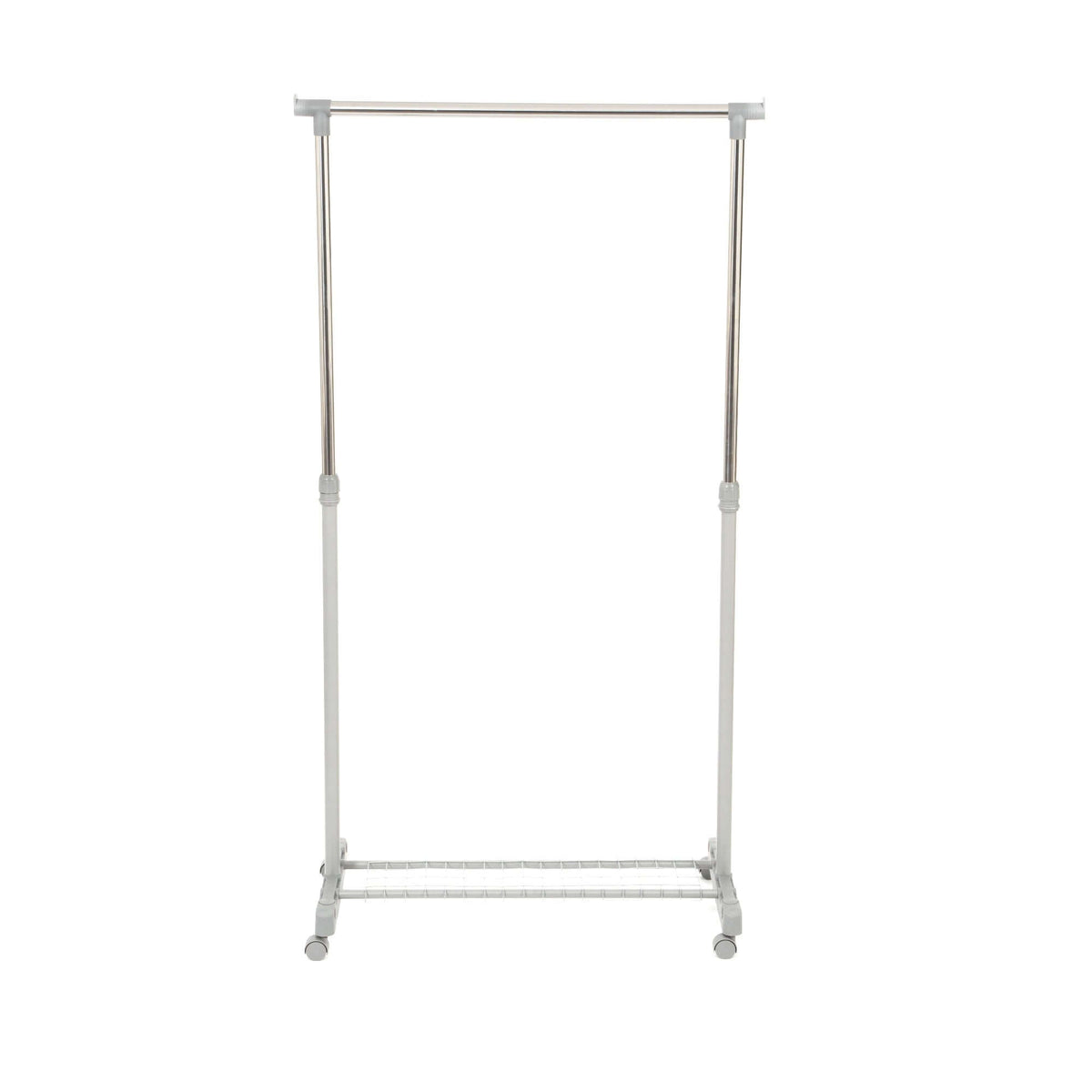 Perchero enrollable de metal gris Loft