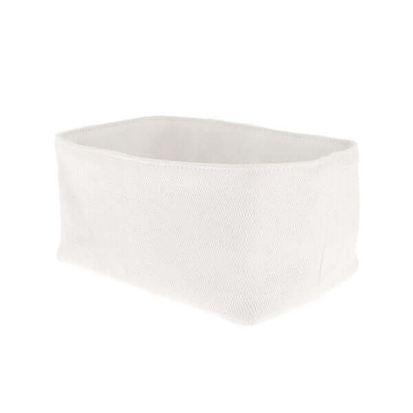 Set of 3 white Noah soft baskets