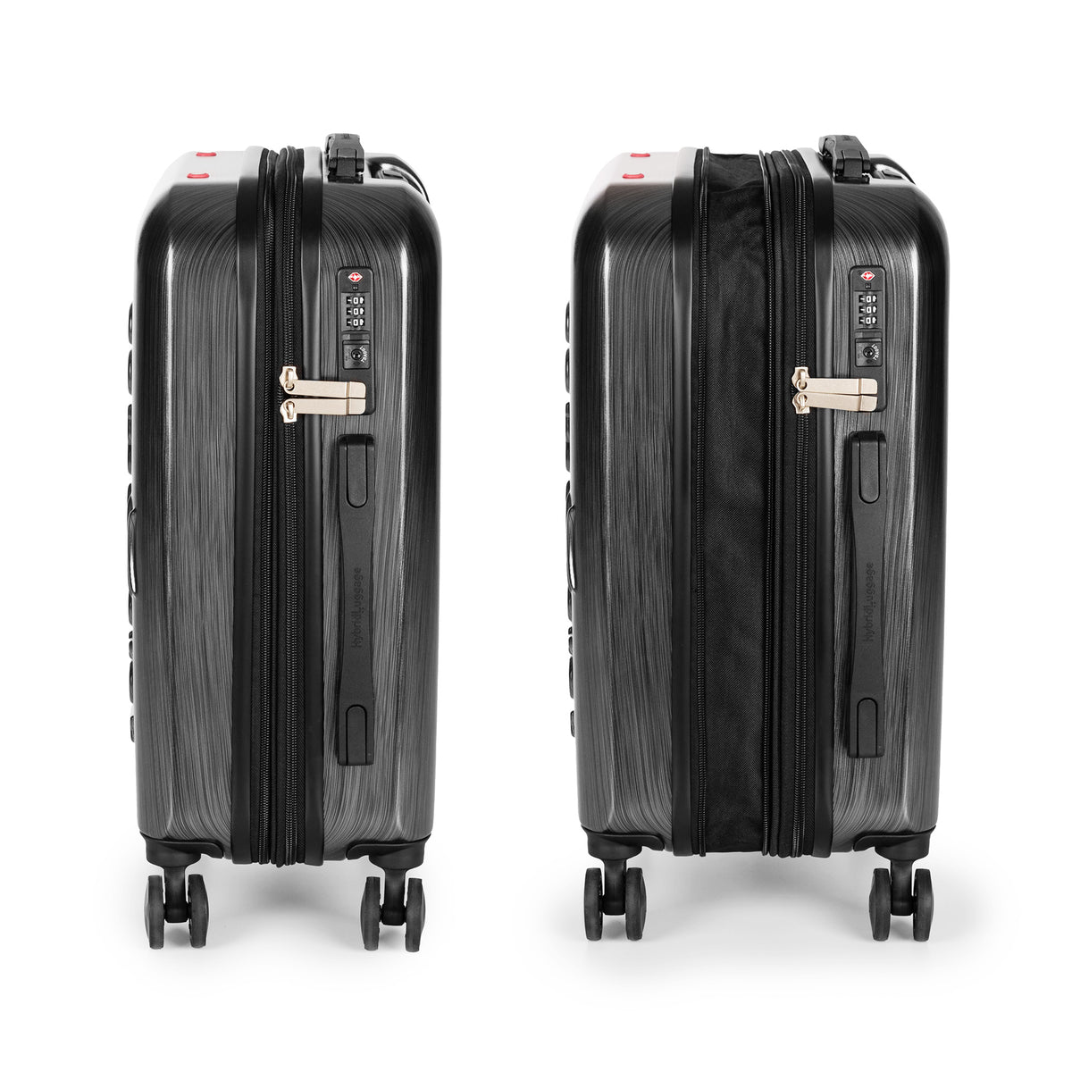 Valise cabine gain de place + pèse valise + pompe manuelle