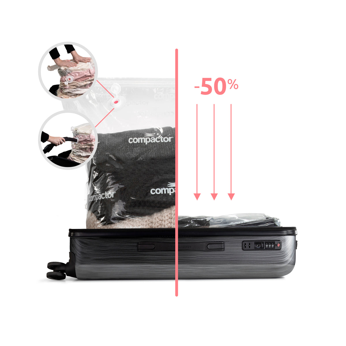 Hybrid suitcase L