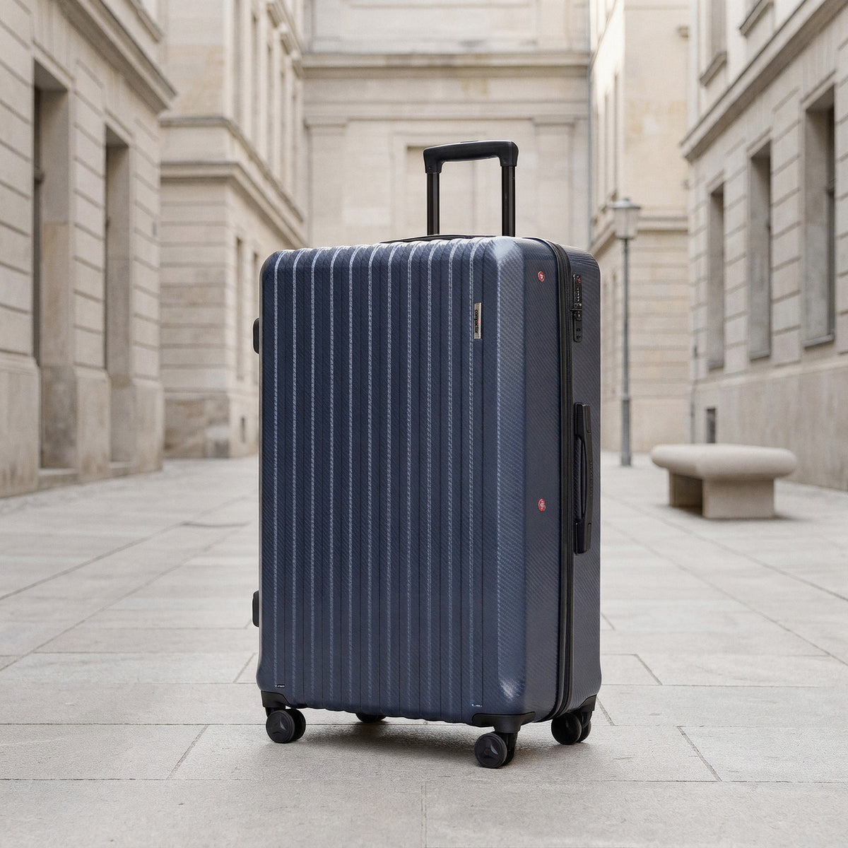 Valise gain de place XL + pèse valise + pompe manuelle