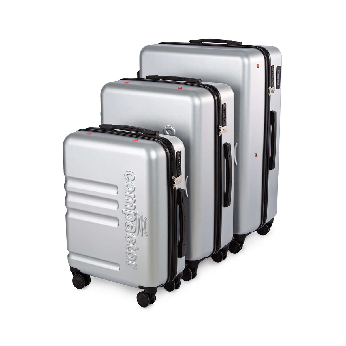 Set of 3 space-saving cabin suitcases - L-XL