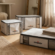 Lot 3 housses de rangement sous vide M-L-XXL