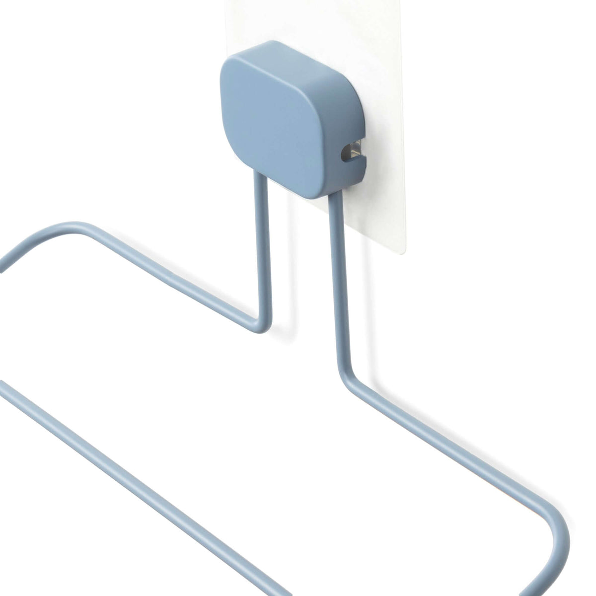 Petit porte serviette auto-adhésif bleu