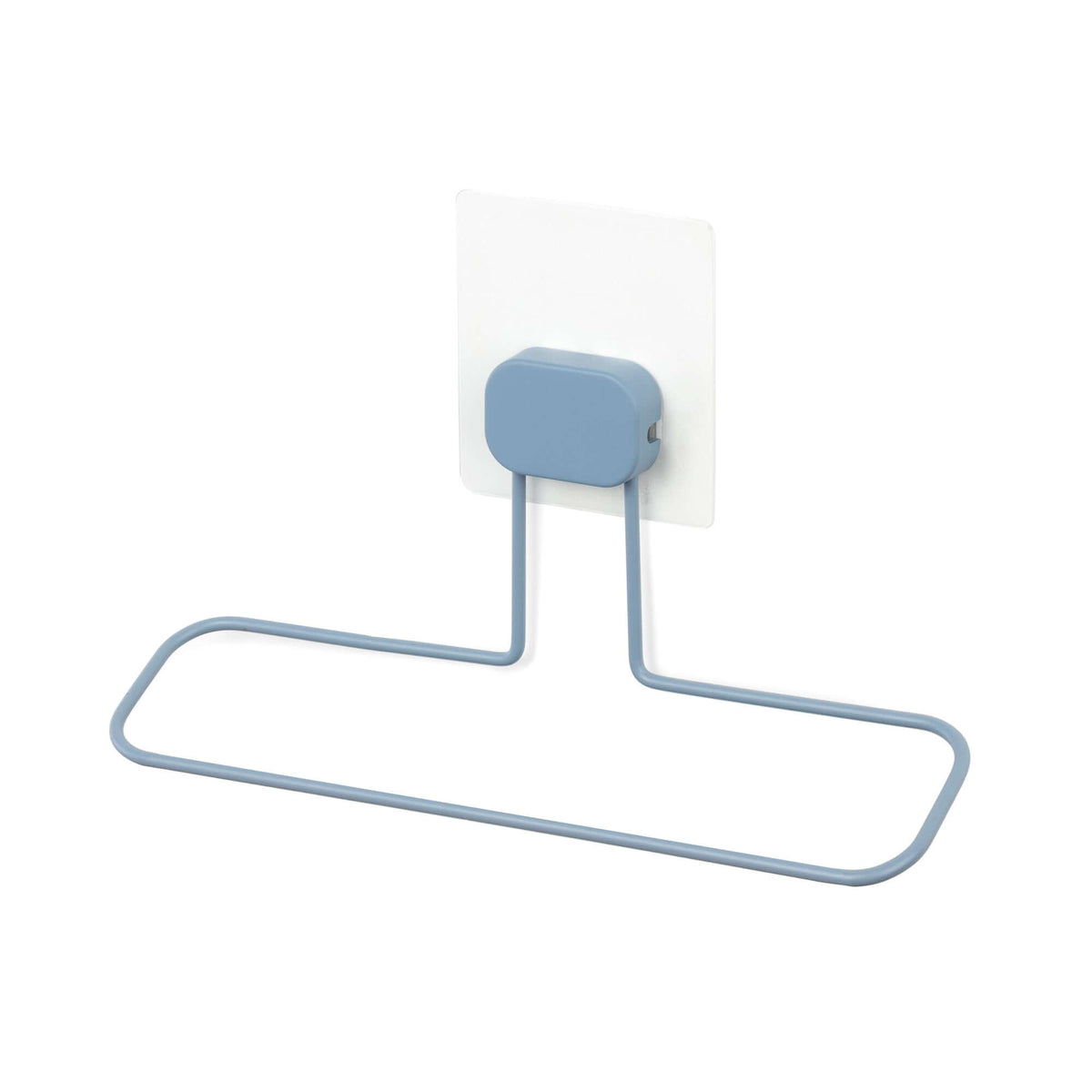Petit porte serviette auto-adhésif bleu