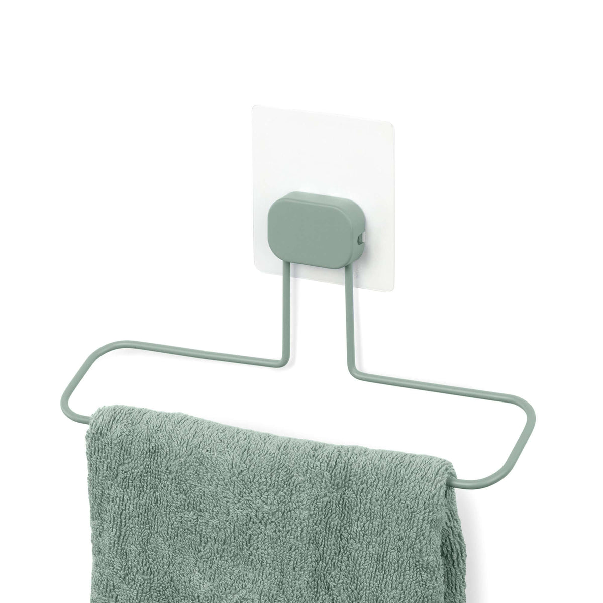 Petit porte serviette auto-adhésif vert