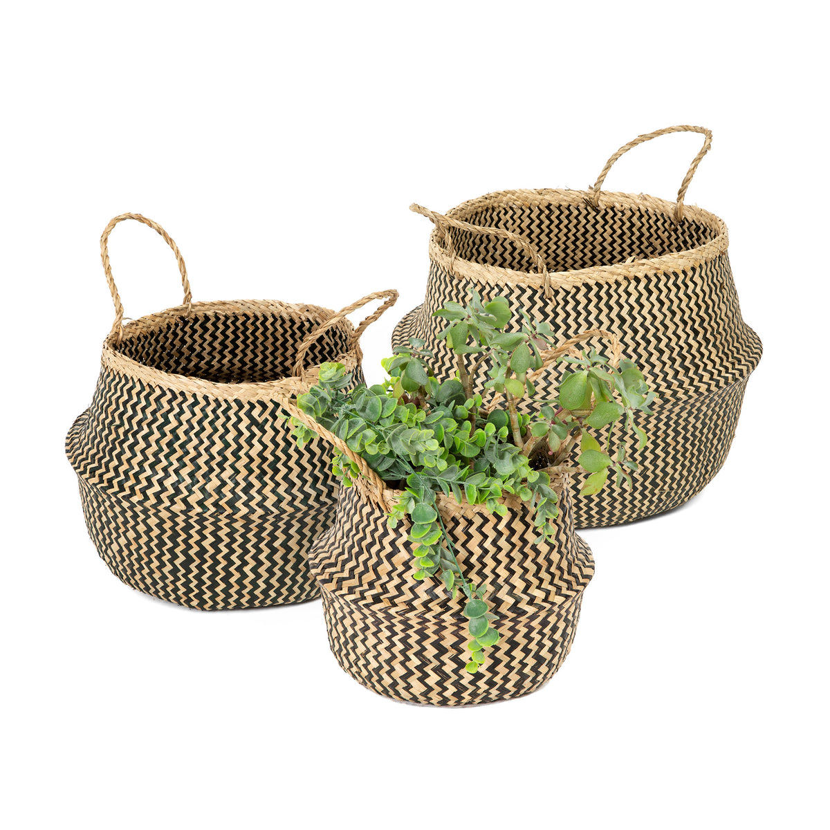 Set di 3 cesti portaoggetti Belly S-M-L