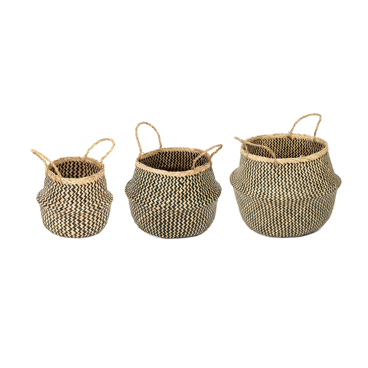 Set di 3 cesti portaoggetti Belly S-M-L