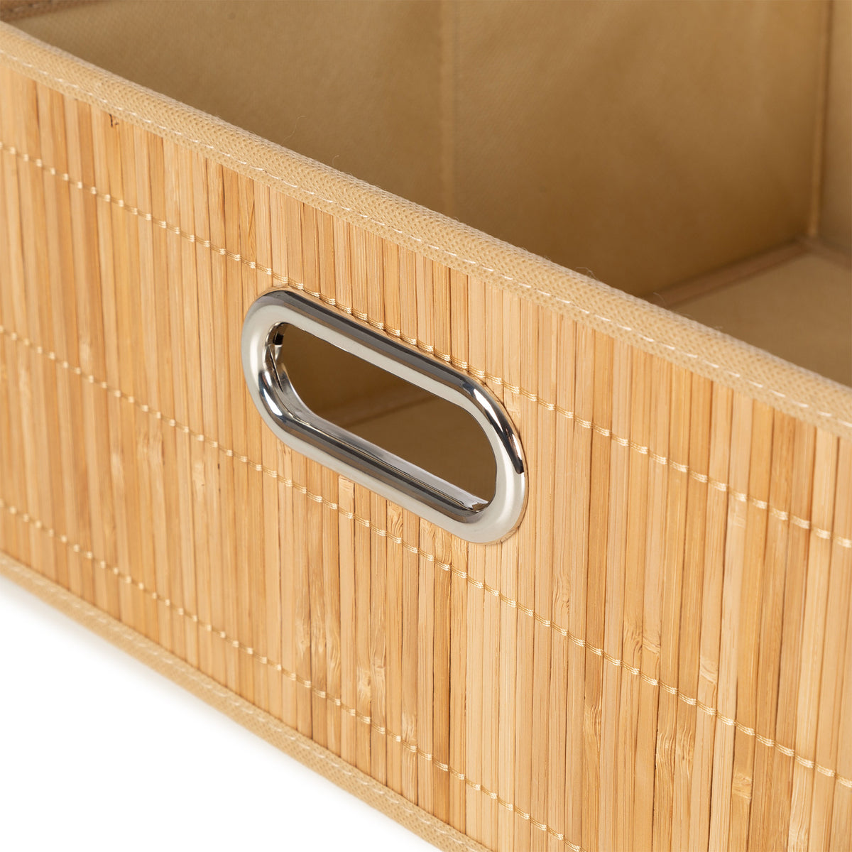 Cube de rangement en bambou Anji