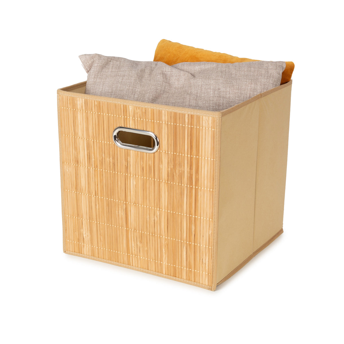 Cube de rangement en bambou Anji
