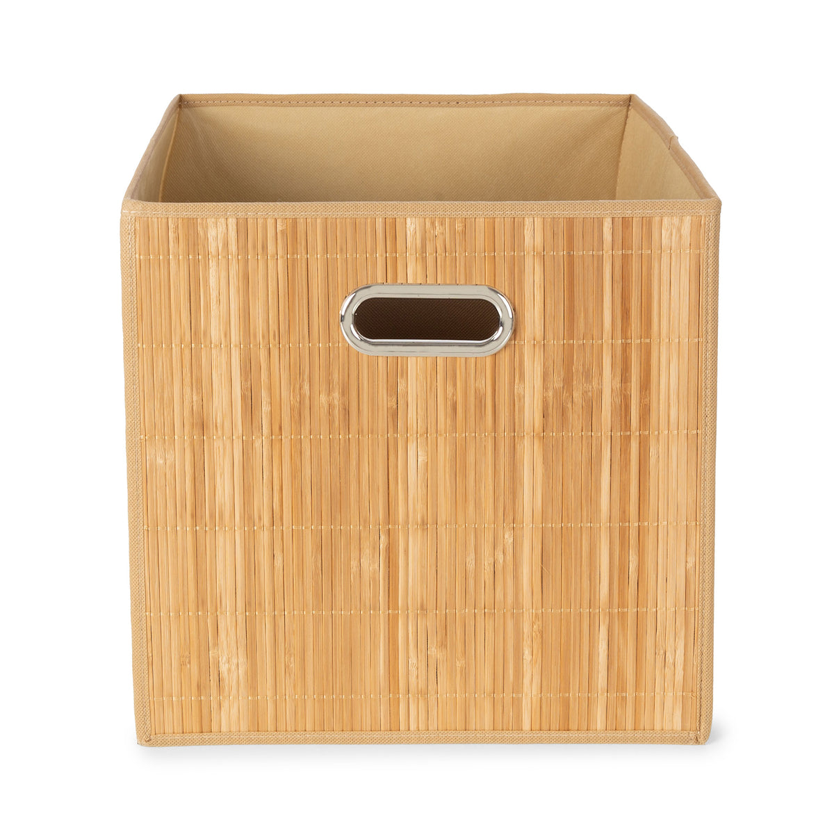 Cube de rangement en bambou Anji