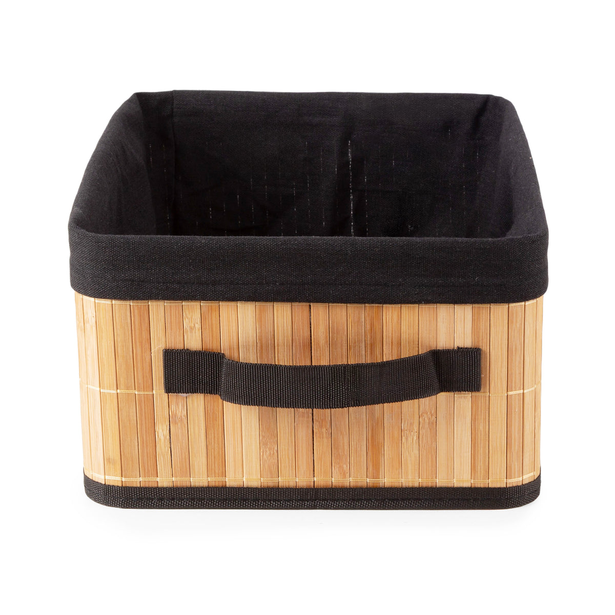 Panier de rangement pliable en bambou