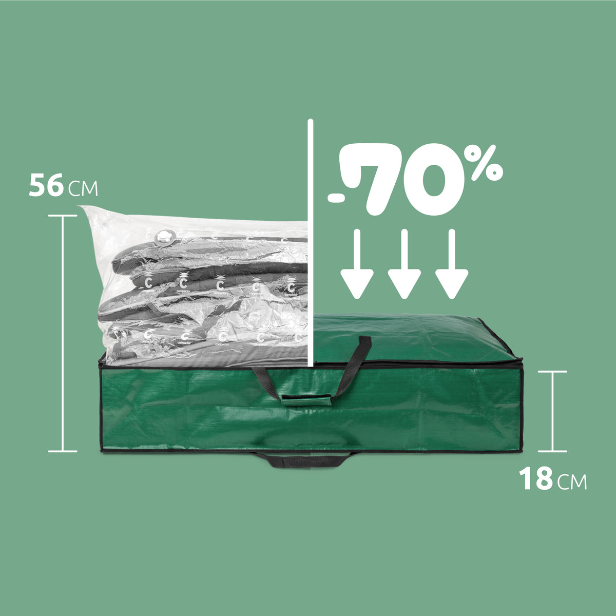 Housse de rangement sous vide Garden