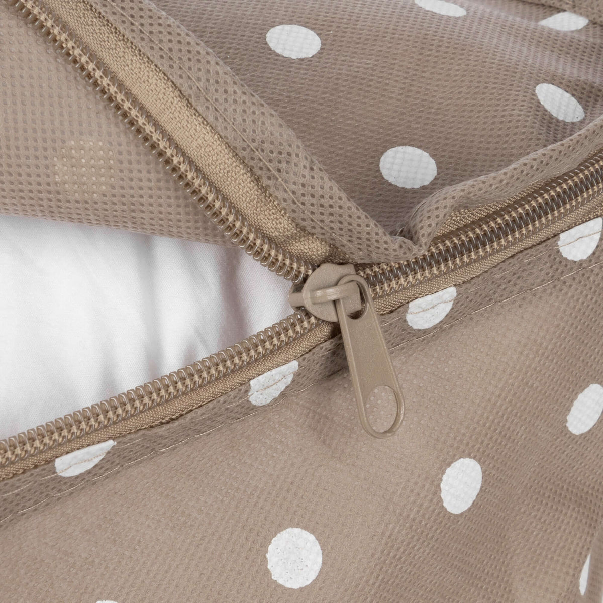 Custodia per organizzazione con zip Rivoli taupe