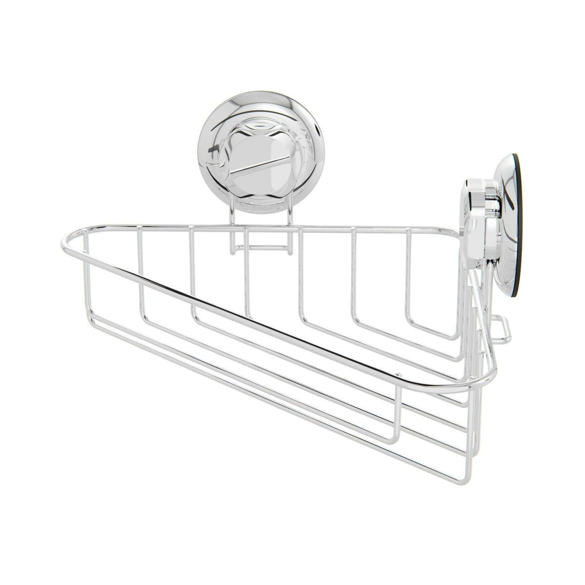 Etagère d'angle ventouses auto-adhésives
