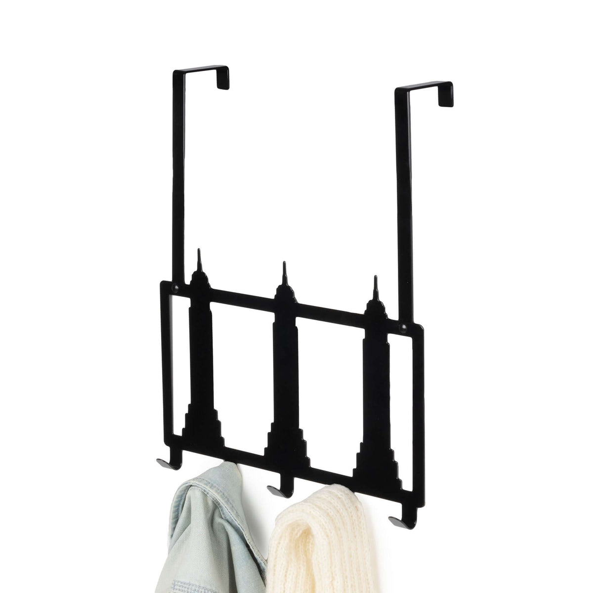 Black Empire State Metal Door Hook