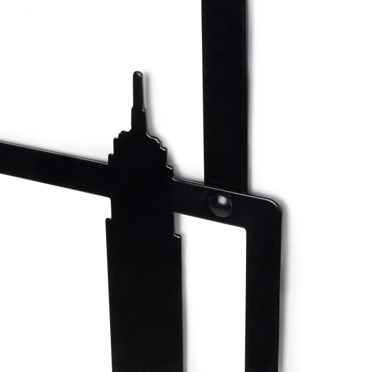 Black Empire State Metal Door Hook