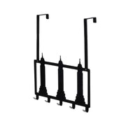 Black Empire State Metal Door Hook