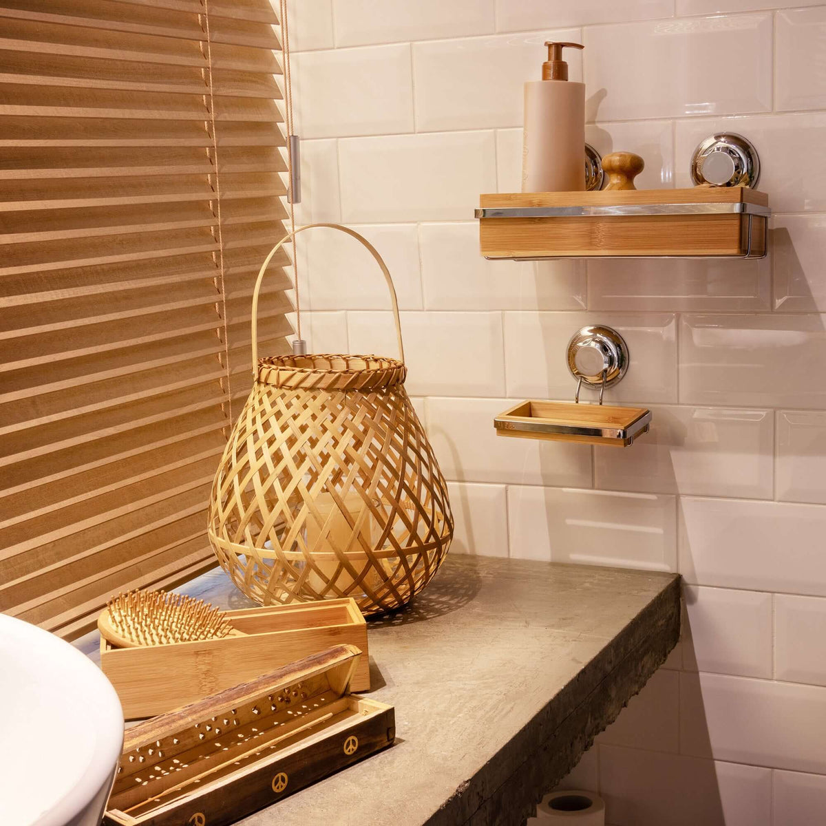 Shower shelf with suction cups Bestlock Spa