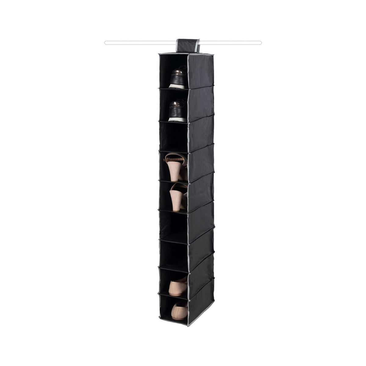 Estante colgante Cosmos negro de 9 niveles