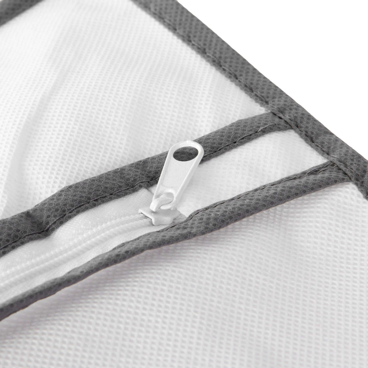 Funda almacenaje debajo de la cama Life blanca y gris