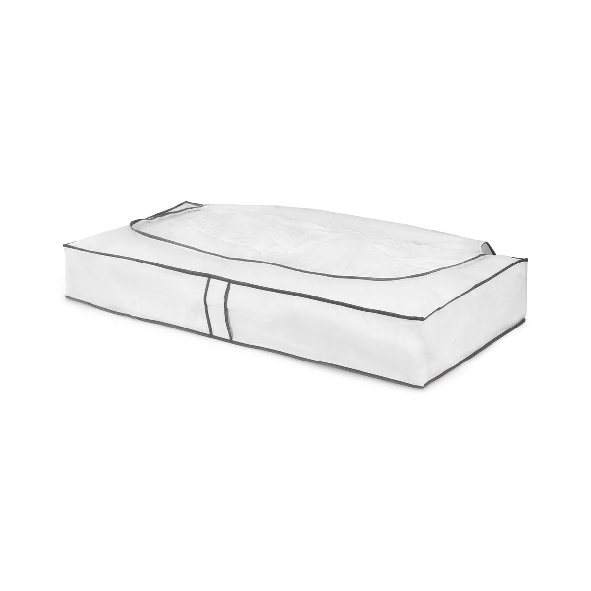 Funda almacenaje debajo de la cama Life blanca y gris