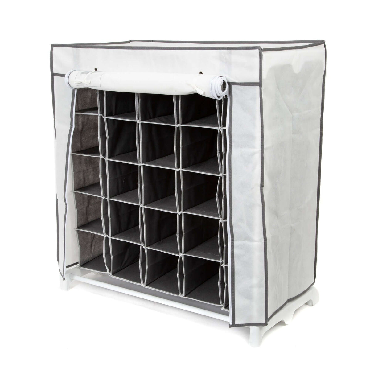 Shoe rack 25 pairs Love my shoes white