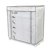 Shoe rack 25 pairs Love my shoes white