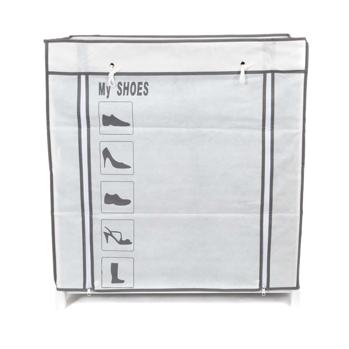 Shoe rack 25 pairs Love my shoes white