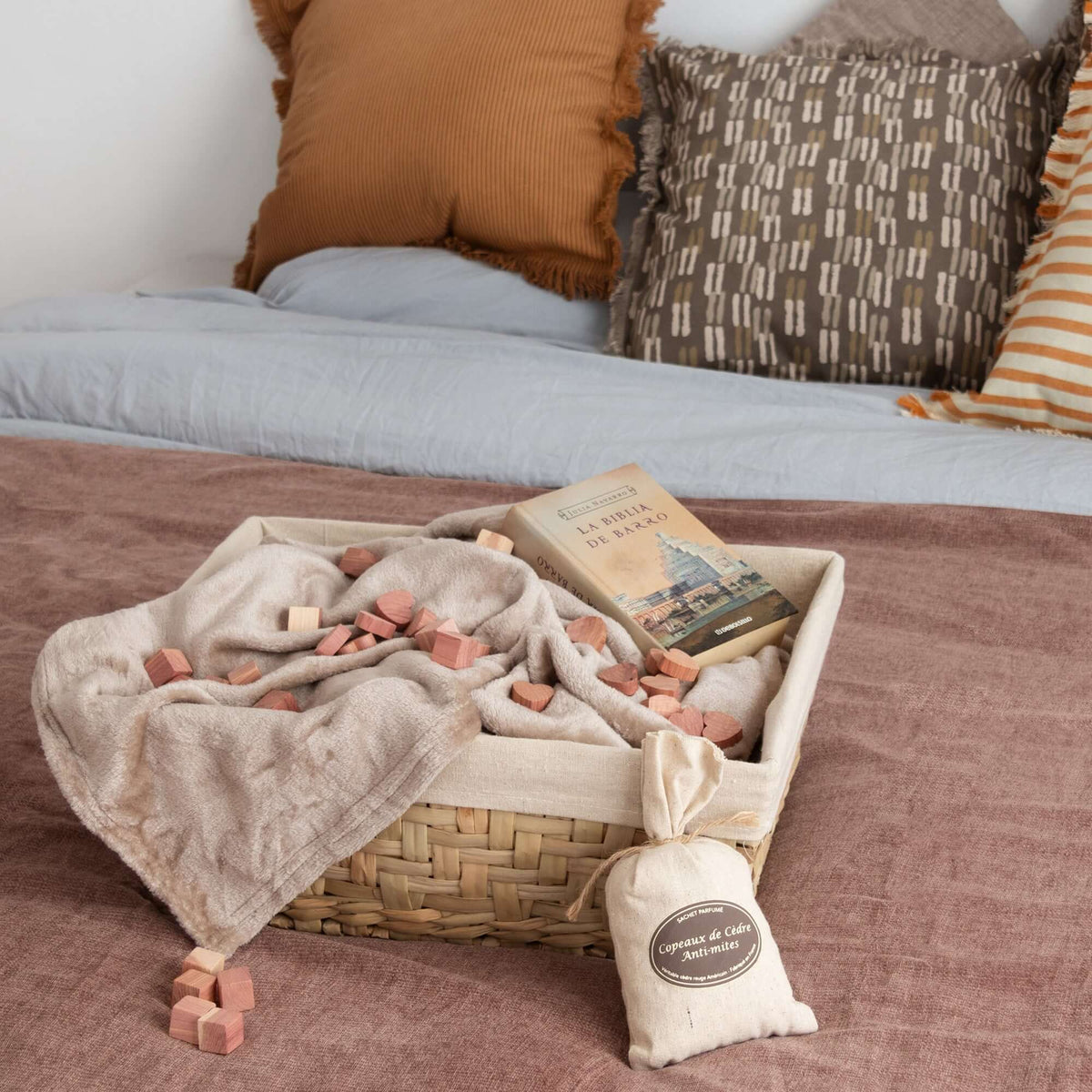 Lot 3 paniers de rangement taille L