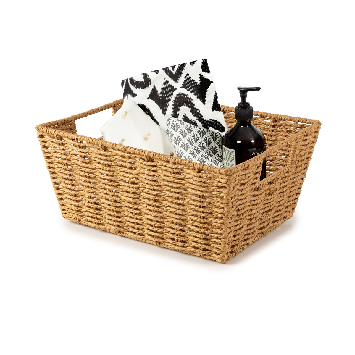 Panier de rangement papier tressé Etna