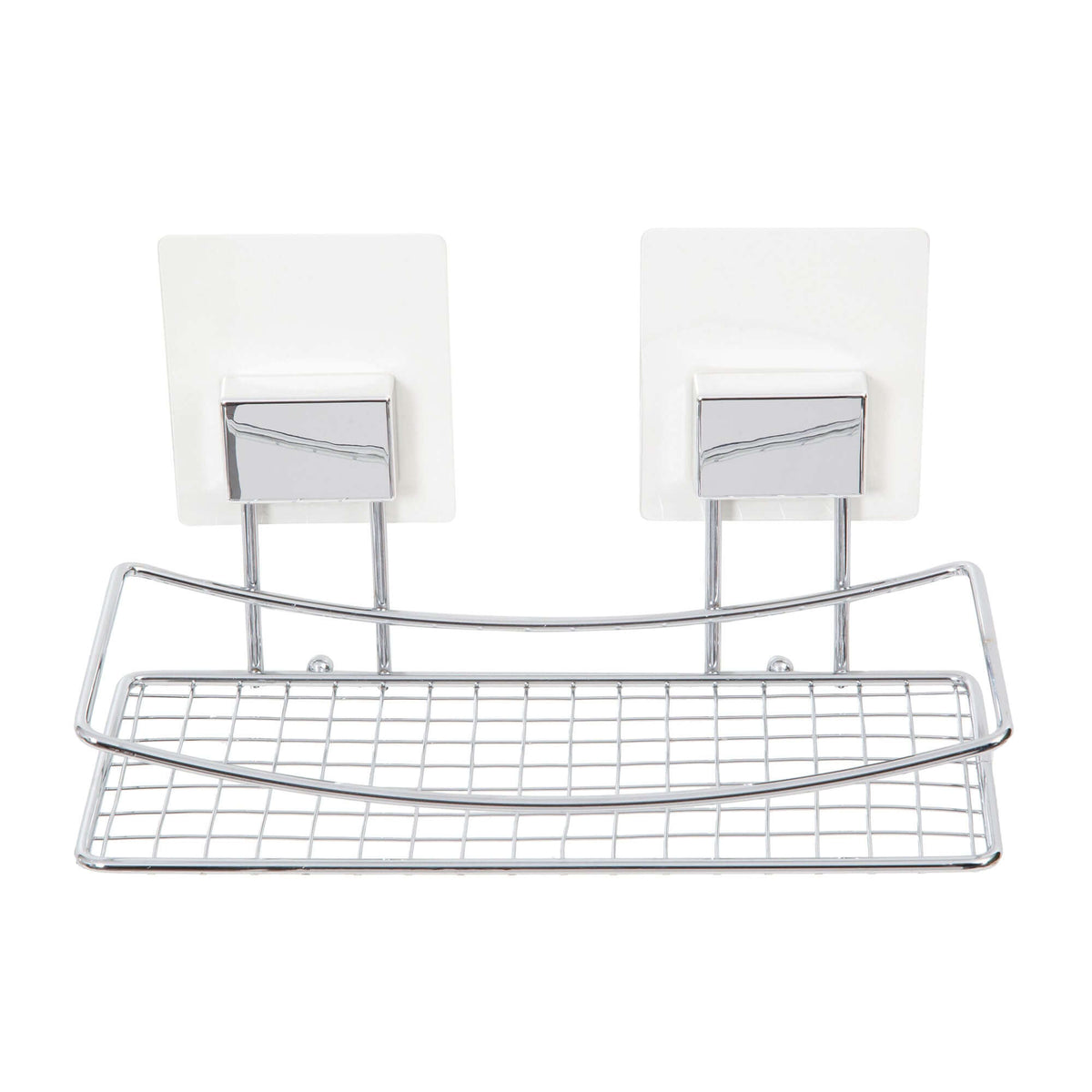 Etagère auto-adhésive chrome
