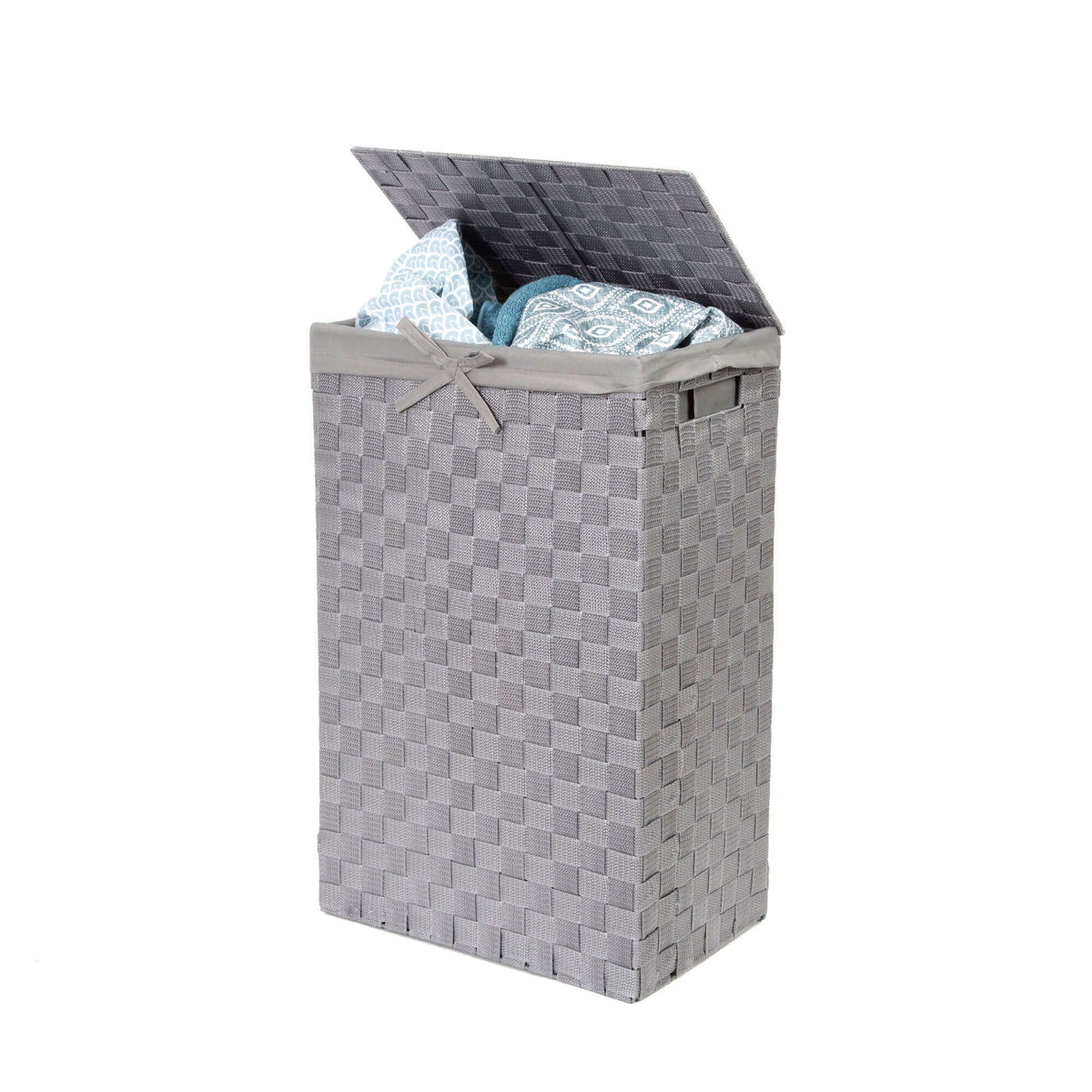 Panier à linge rectangulaire avec couvercle Stan