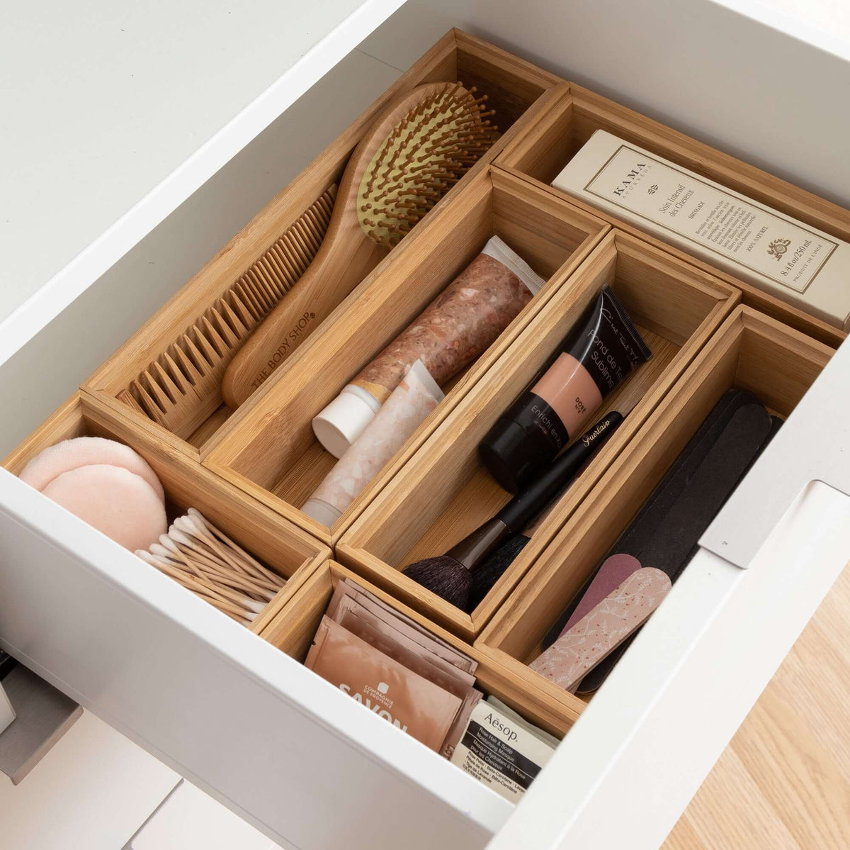 Osaka S bamboo storage box