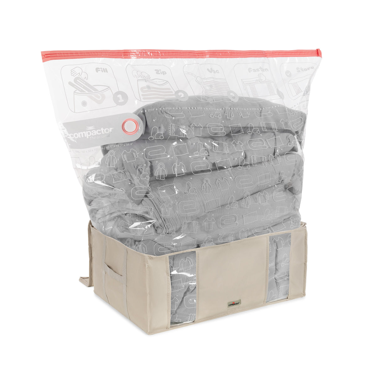 Caja de almacenaje al vacío XXL