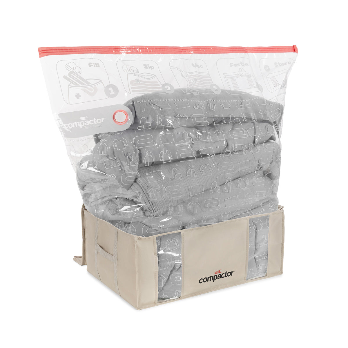 Caja de almacenaje al vacío XXL