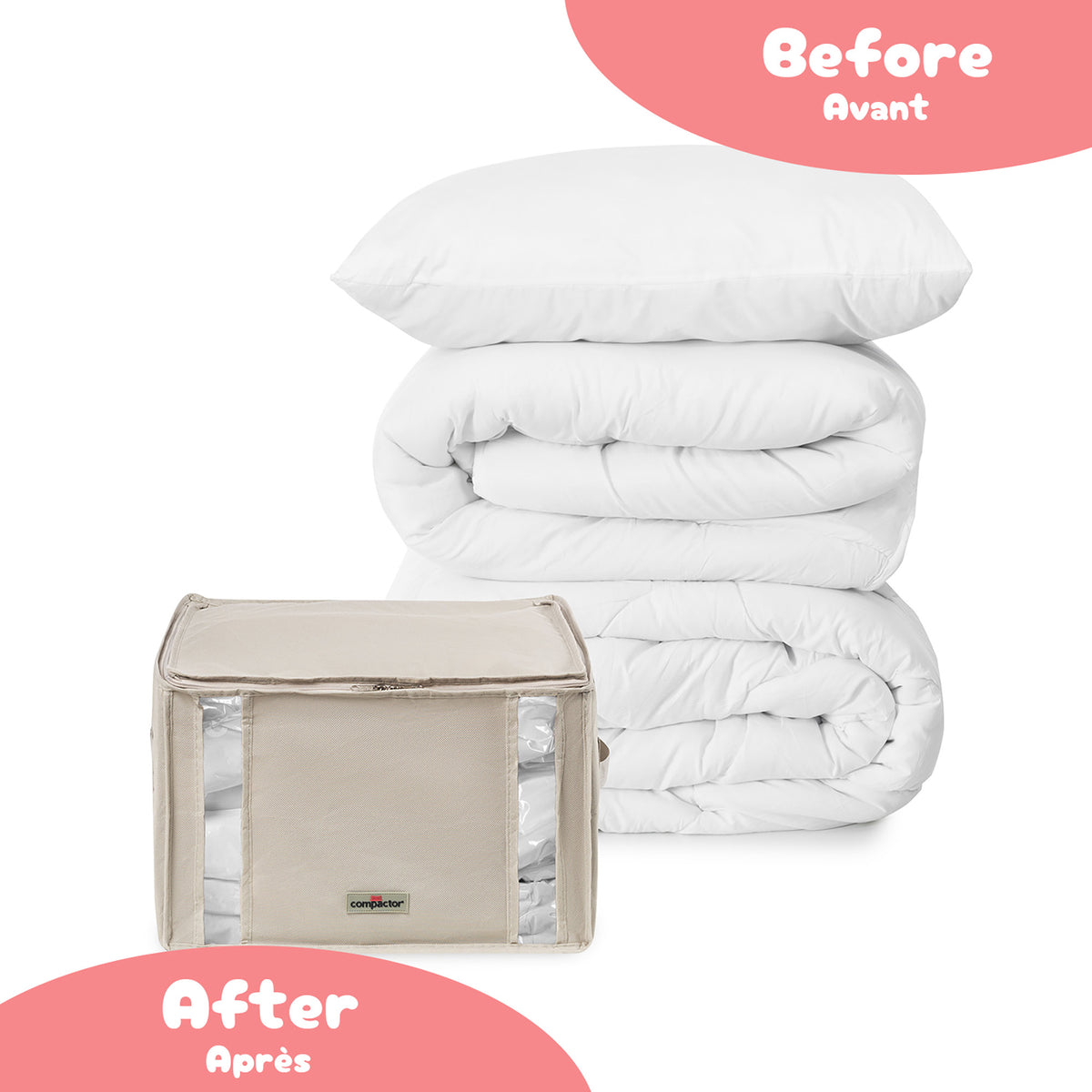 Housse de rangement sous vide M