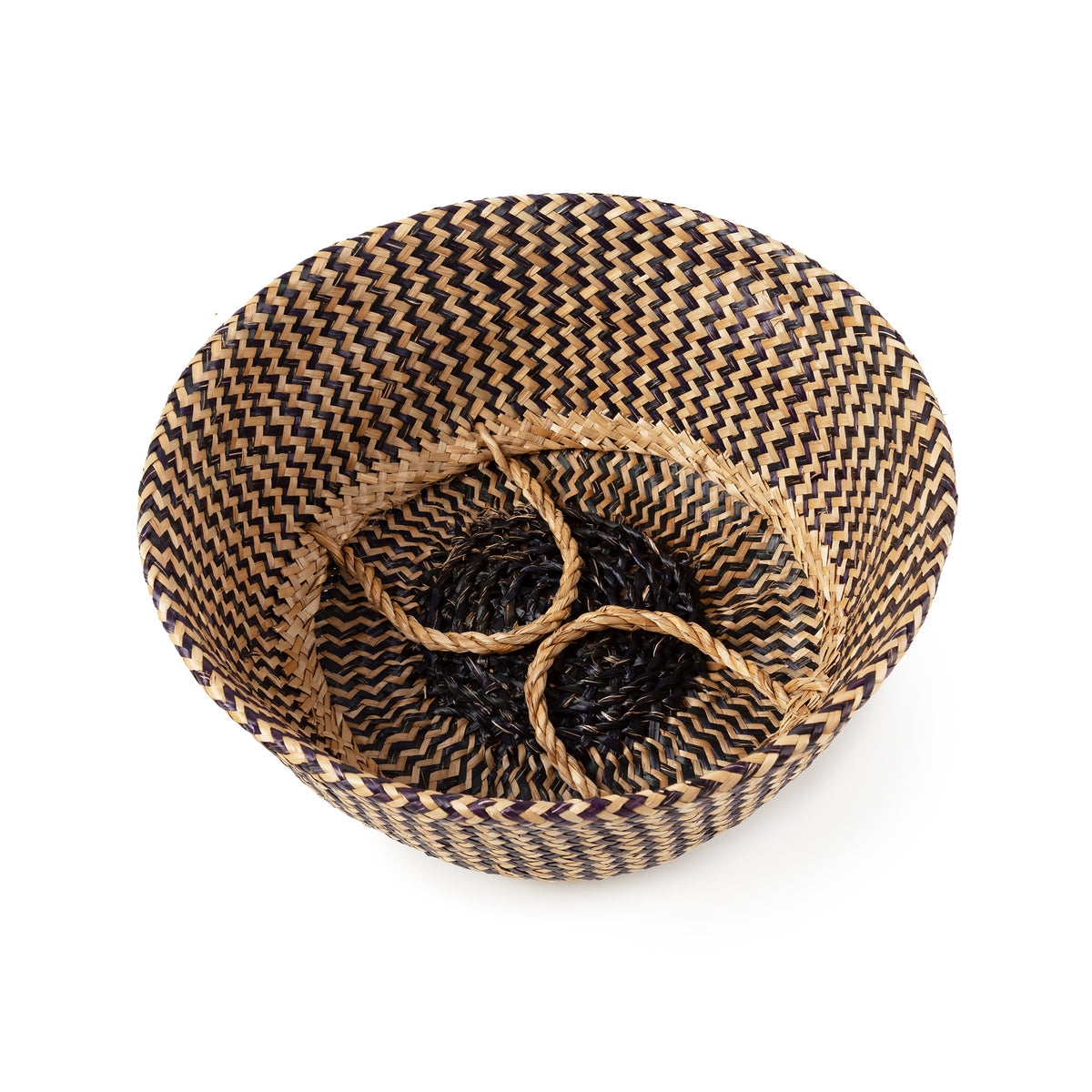 Panier de rangement naturel Belly L