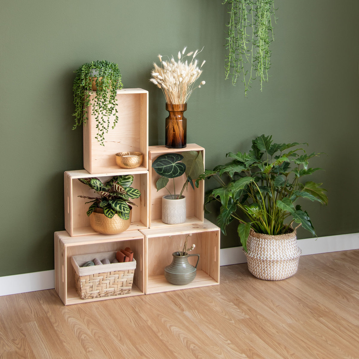 Panier de rangement naturel Belly S