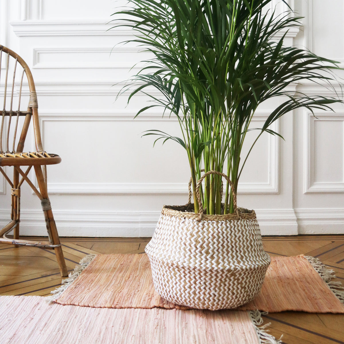 Panier de rangement naturel Belly M