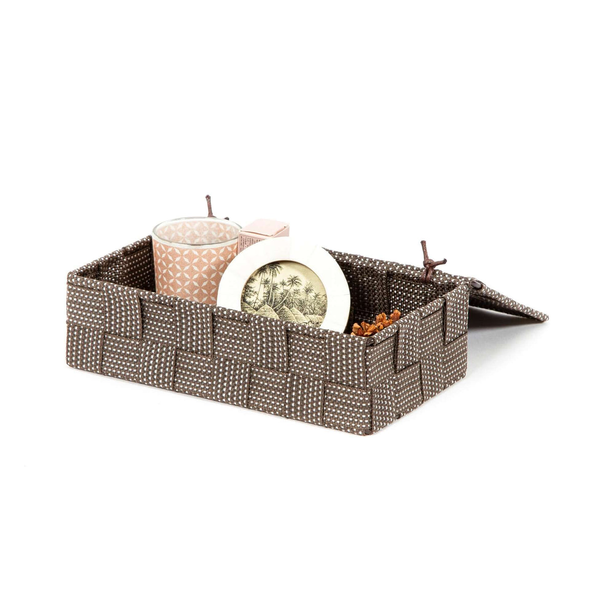 Storage box with lid Stan S brown