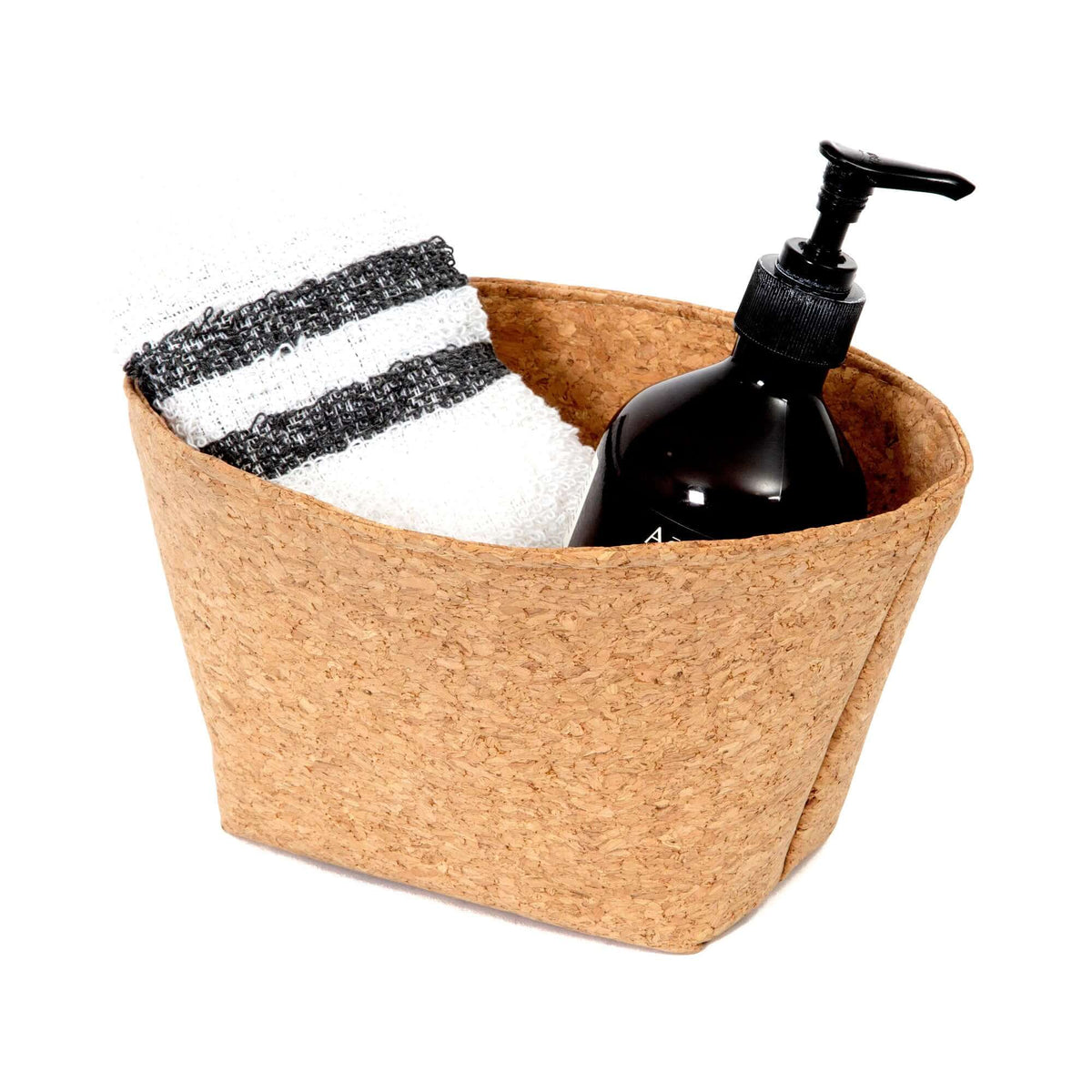 Panier de rangement souple en liège Cork