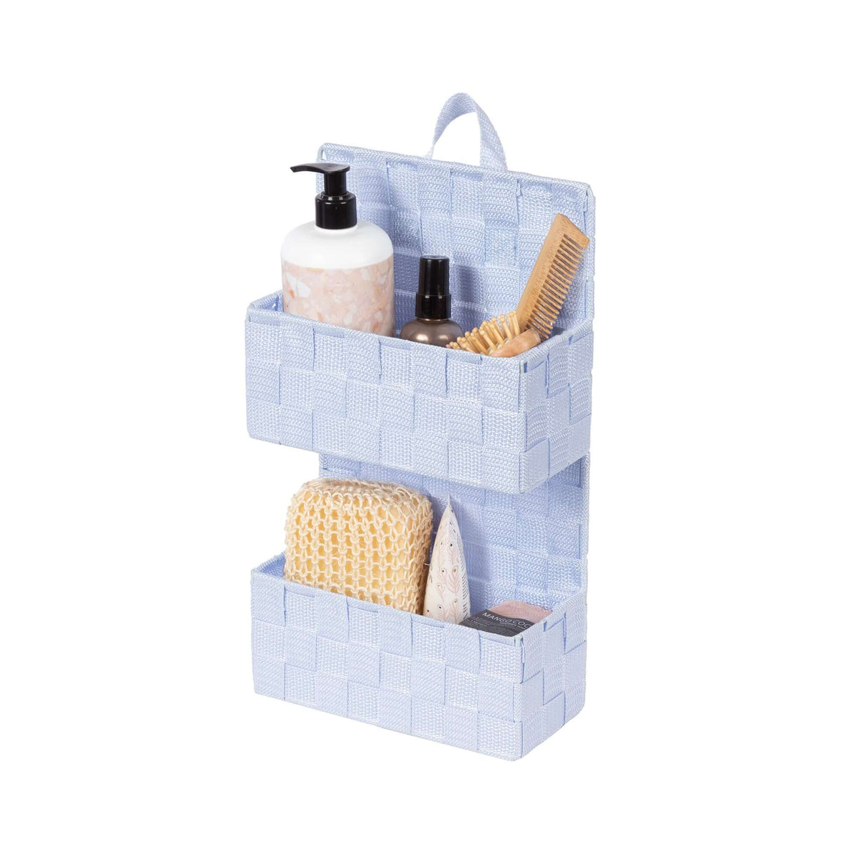 Small blue Bristol hanging shelf