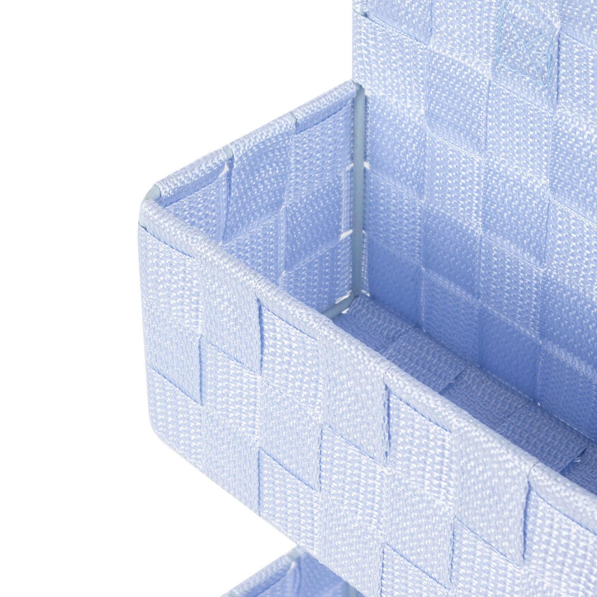 Small blue Bristol hanging shelf